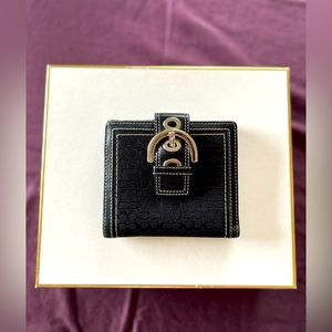 Coach signature logo wallet